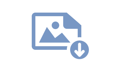 Icon for downloading licenses to use the digital files of VAST photos.
