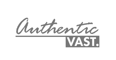 Logo for the authentic nature of a VAST photo with the artist signature on it.
