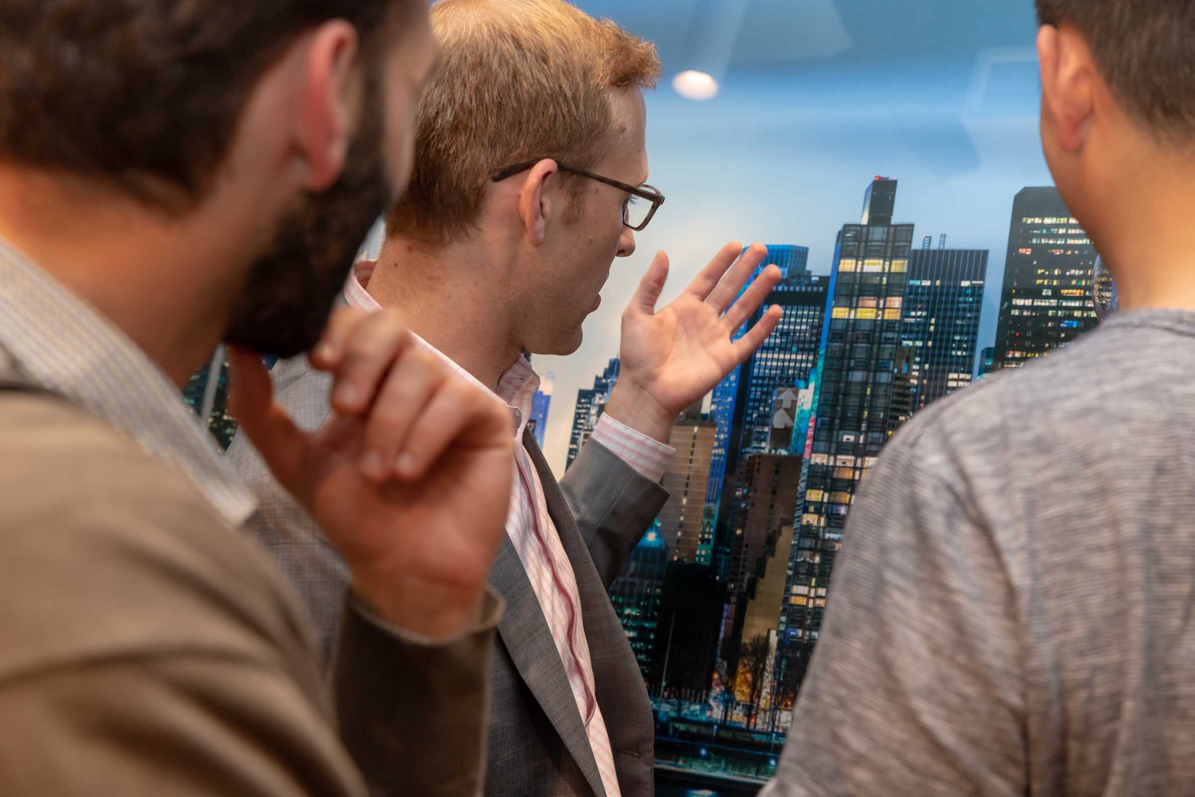 A picture from a VAST photo exhibition event in Tribeca, New York City.