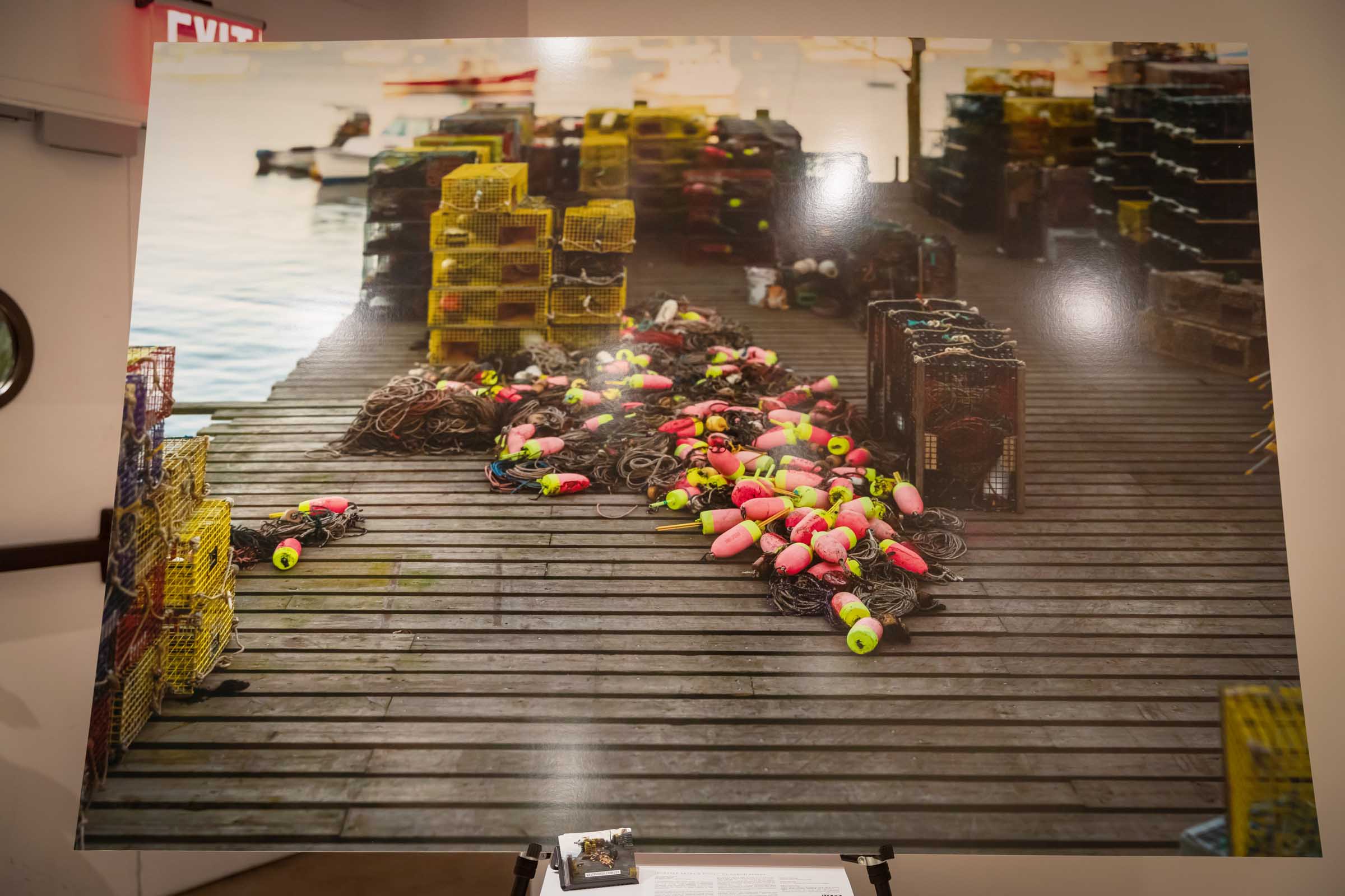 A picture from a VAST photo exhibition event in Tribeca, New York City.