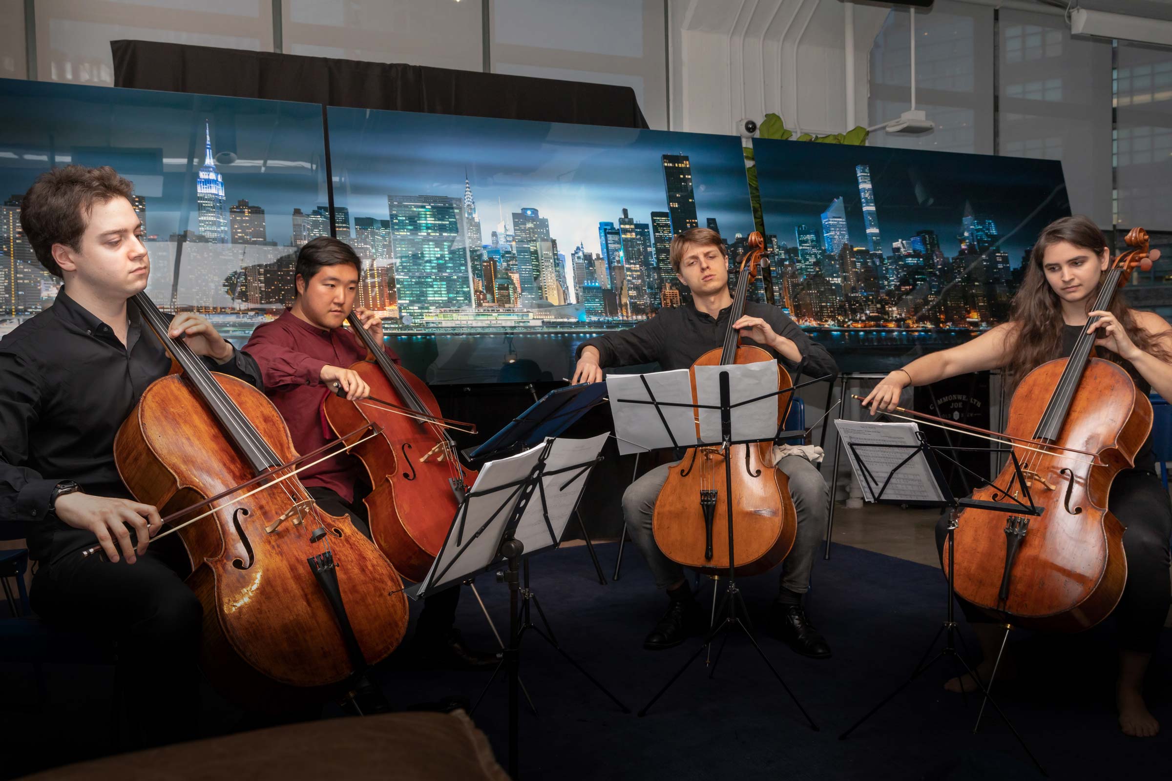 A picture from a VAST photo exhibition event in Tribeca, New York City.