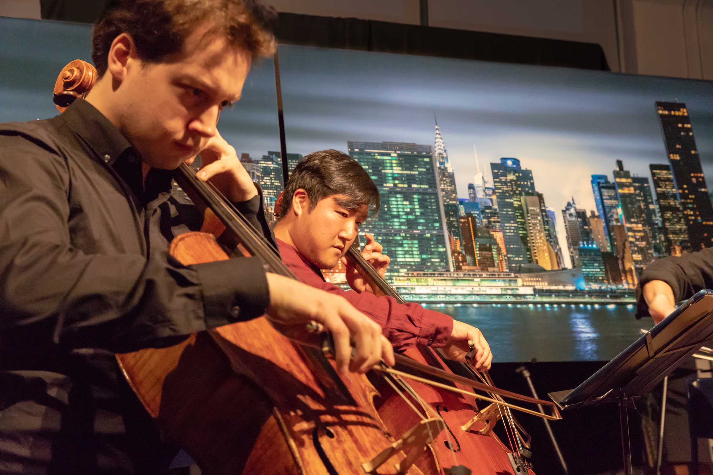 A picture from a VAST photo exhibition event in Tribeca, New York City.