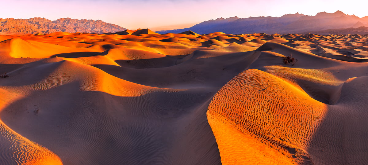 1,831 megapixels! A very high resolution, large-format VAST photo print of sand dunes in Death Valley National Park; fine art landscape photo created by Chris Collacott in Death Valley National Park, California.