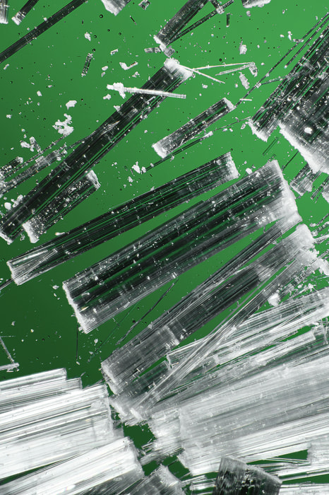A very high resolution photo of selenite; VAST photo created by Steph Mantis & Dan Piech.