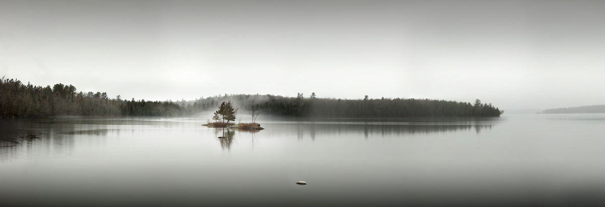 235 megapixels! A very high resolution, large-format VAST photo print of a peaceful lake scene; photograph created by Phil Crawshay in Umbagog Lake, New Hampshire.