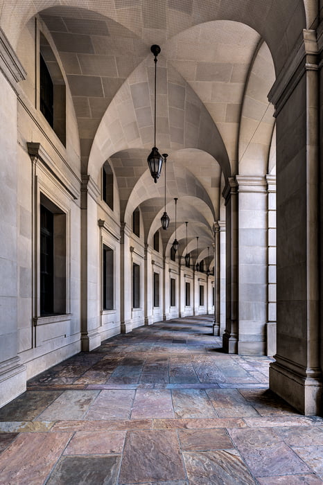 501 megapixels! A very high resolution, large-format VAST photo print of the architecture in Washington, DC; photograph created by Tim Lo Monaco in The Federal Triangle, Washington, D.C.