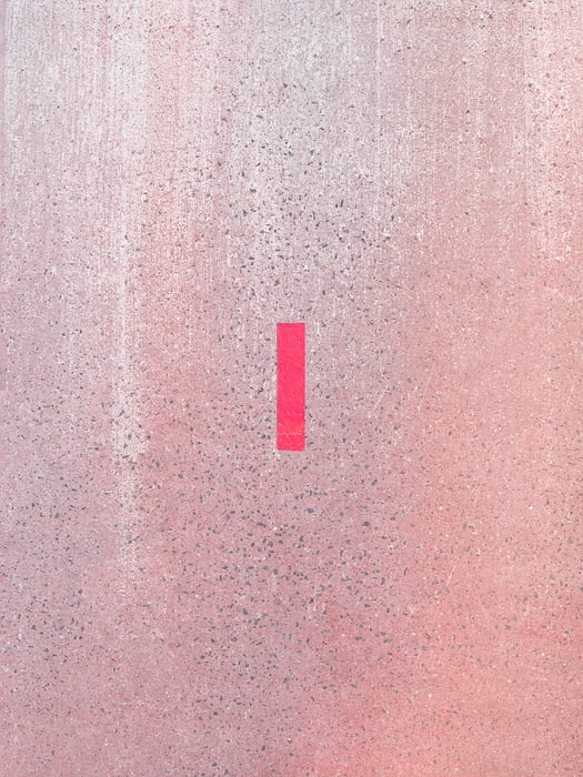 3,375 megapixels! A very high resolution, large-format VAST photo print of a minimalist abstract artwork; photograph created by Dan Piech in Manhattan, New York City.