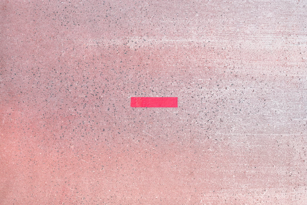 3,465 megapixels! A very high resolution, large-format VAST photo print of pink red abstract artwork; photograph created by Dan Piech in Manhattan, New York City.