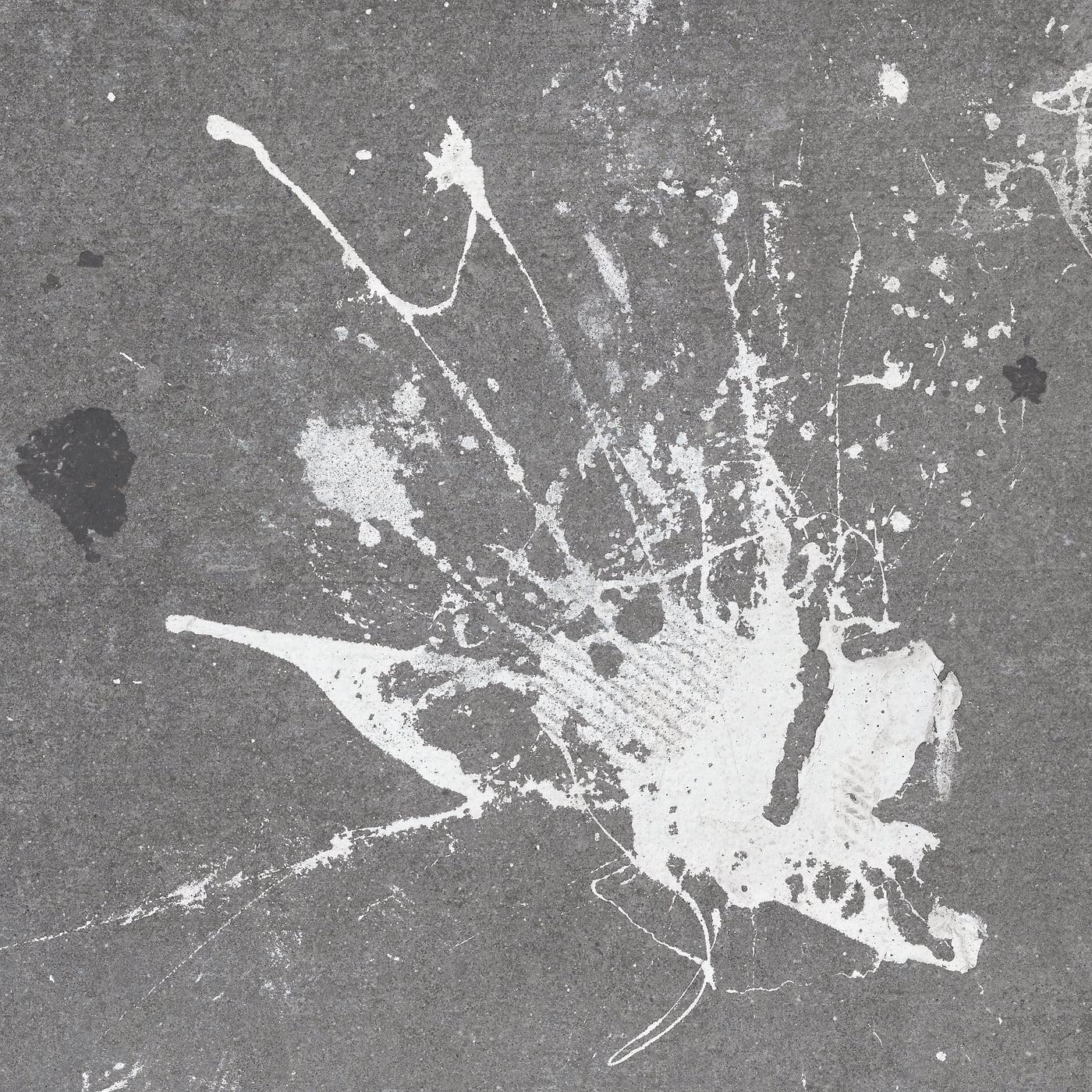 504 megapixels! A very high resolution, large-format VAST photo print of a paint splatter; square photograph created by Dan Piech in Manhattan, New York City.