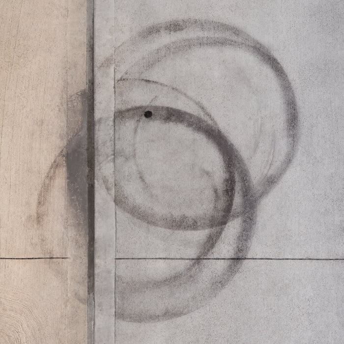 1,790 megapixels! A very high resolution, large-format VAST photo print of abstract circles; photograph created by Dan Piech in Manhattan, New York City.