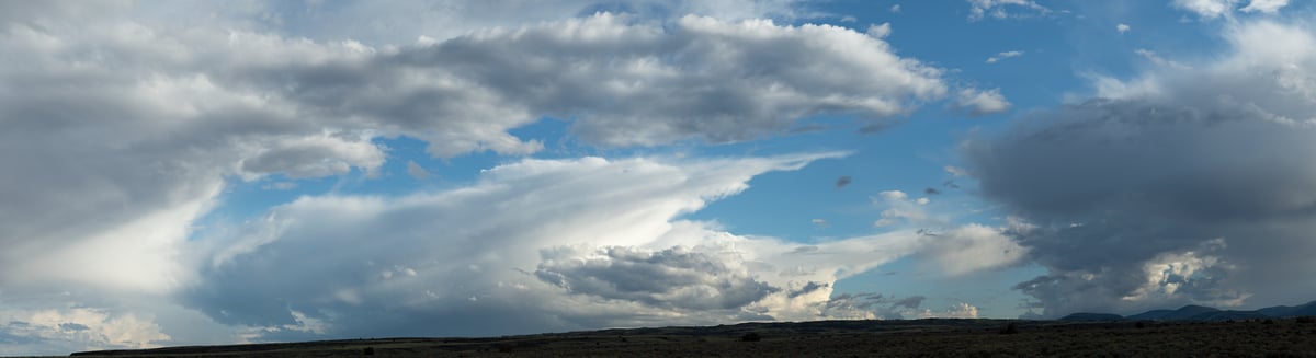 418 megapixels! A very high resolution, large-format VAST photo print of beautiful clouds, perfect for using to create a wall mural; sky photograph created by Greg Probst.
