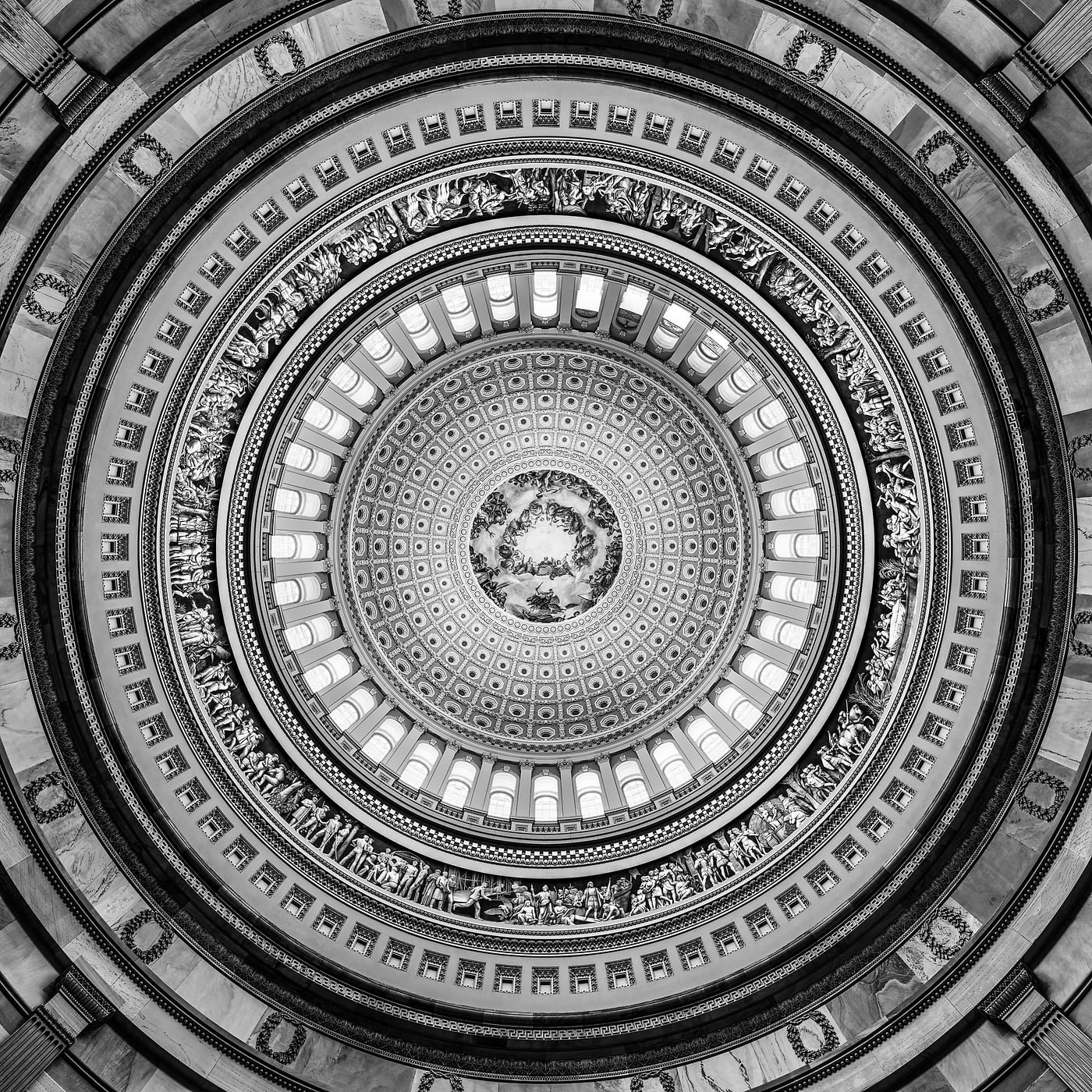 863 megapixels! A very high resolution, large-format VAST photo print of the U.S. Capitol Building Rotunda; artistic photograph created by Tim Lo Monaco in the U.S. Capitol Building, Washington, D.C.