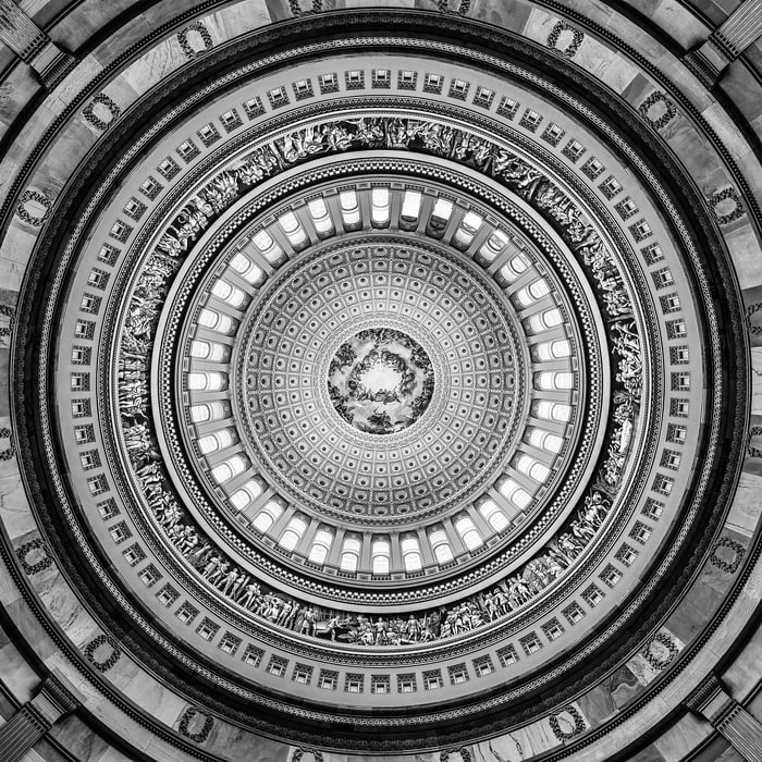863 megapixels! A very high resolution, large-format VAST photo print of the U.S. Capitol Building Rotunda; artistic photograph created by Tim Lo Monaco in the U.S. Capitol Building, Washington, D.C.