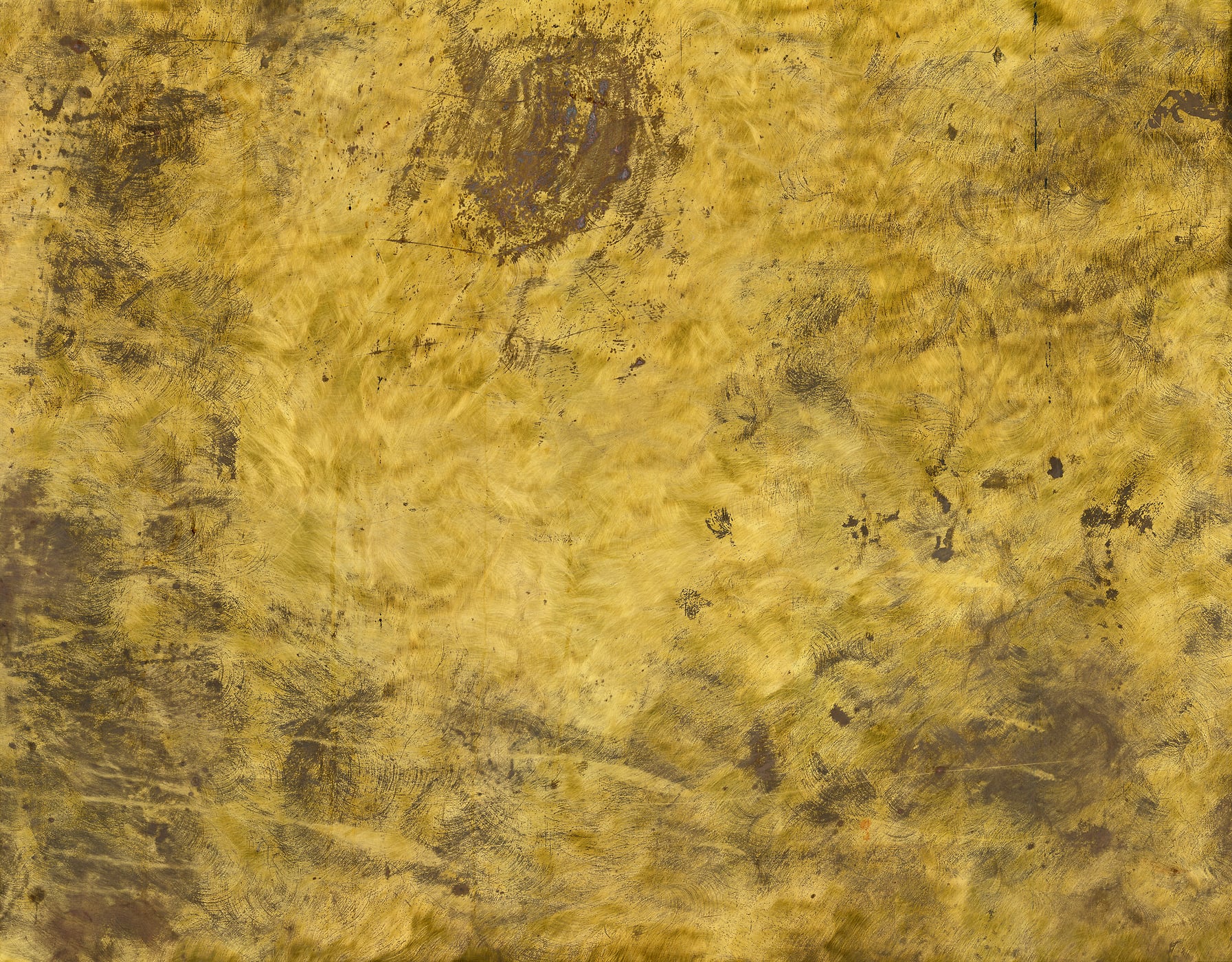 4,863 megapixels! An ultra-high-resolution texture photo file of a sanded brass surface; gigapixel photograph created by David Lineton.