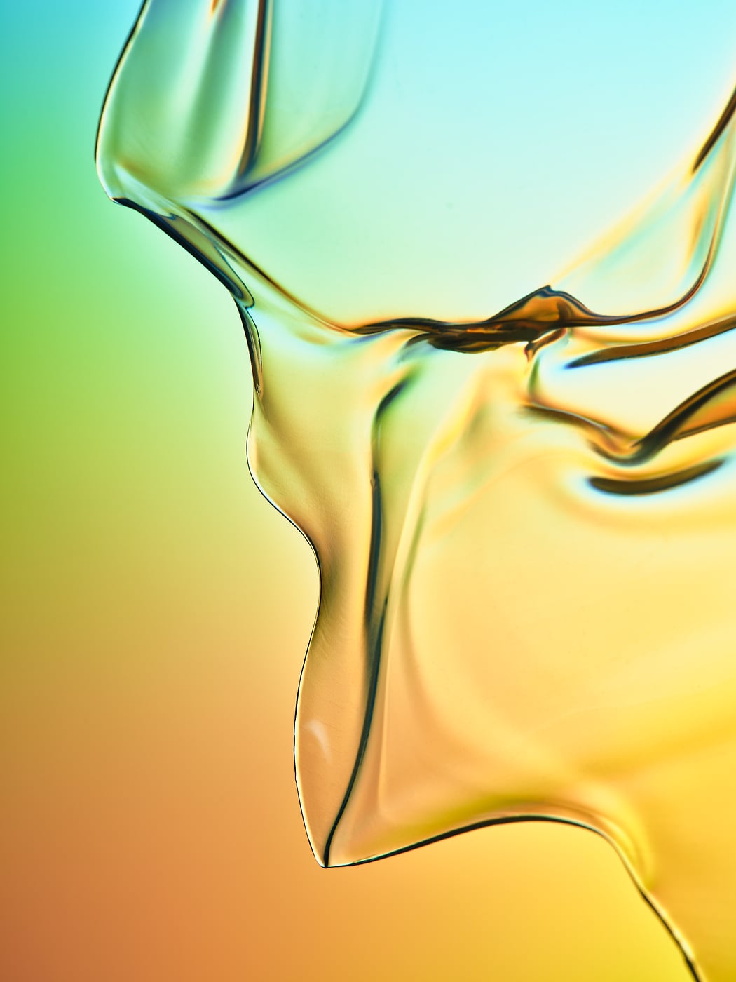406 megapixels! A very high resolution, large-format VAST photo print of "Molten - May" - an ultra-high-resolution abstract photograph created by David Lineton.