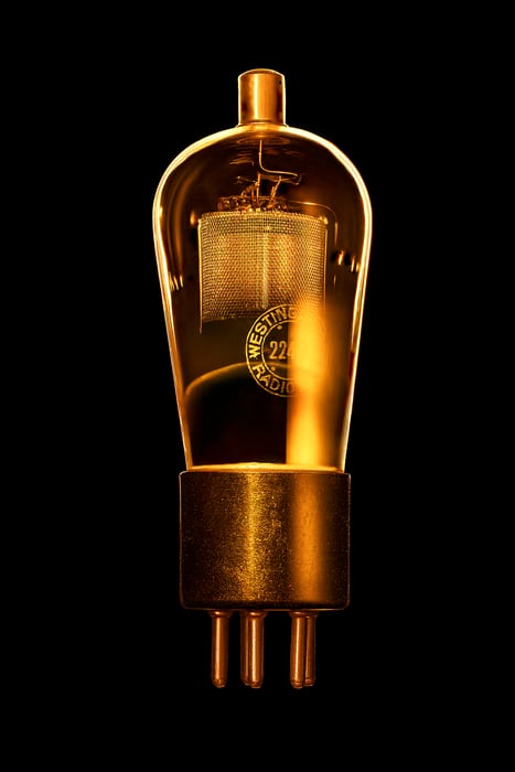 101 megapixels! A very high resolution, fine art photo print of technology. Photograph of a vacuum tube created by Scott Dimond.