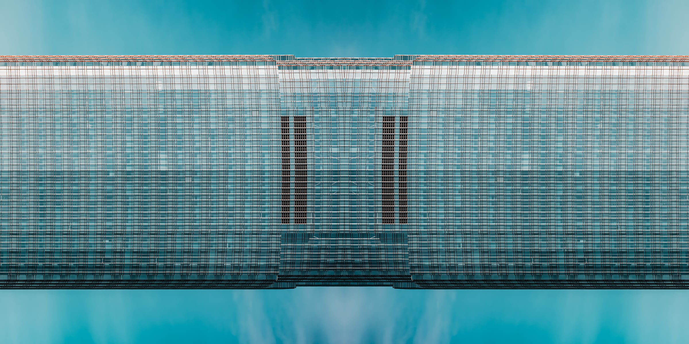 111 megapixels! A very high resolution, large-format VAST photo print of an abstract architectural scene; photograph created by Beyti Barbaros.