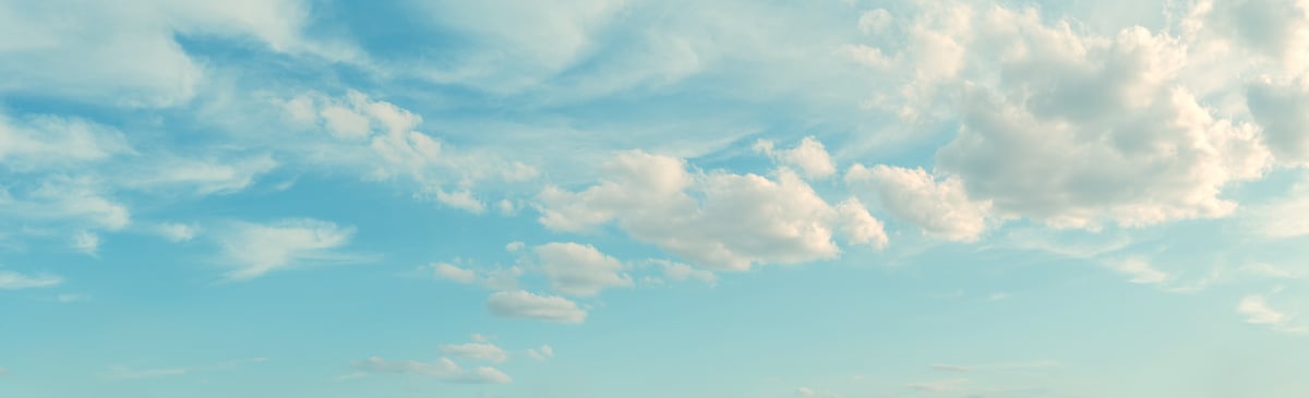 505 megapixels! A very high resolution, large-format VAST photo of beautiful clouds in an idyllic blue sky; stock photograph created by Assaf Frank; available to be licensed and downloaded.