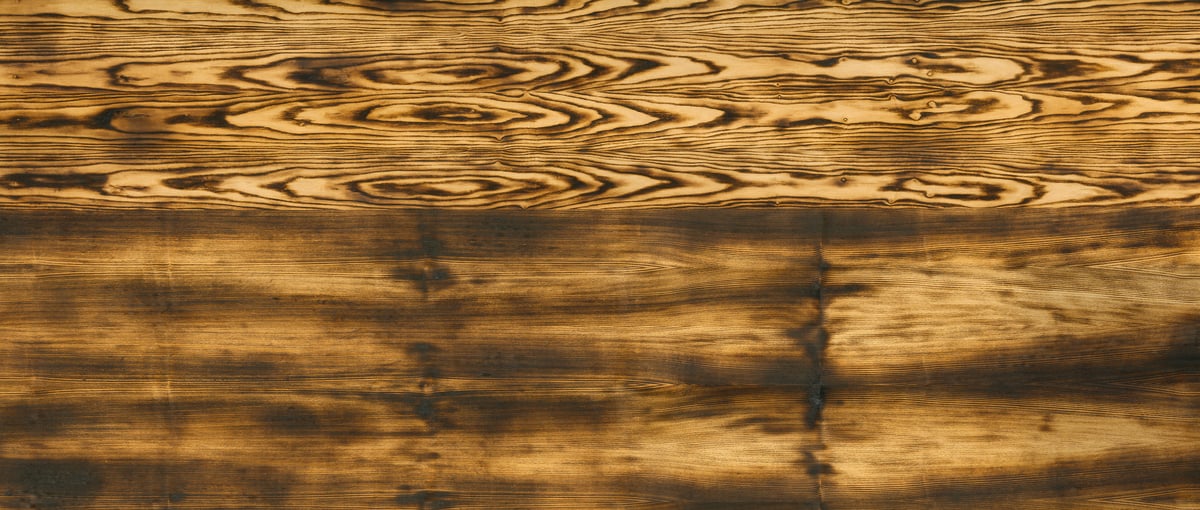 2,904 megapixels! A very high resolution texture photo of burnt pine wood with golden brown grain texture; gigapixel image available to be licensed and downloaded as a digital file from VAST; photograph created by David Lineton.